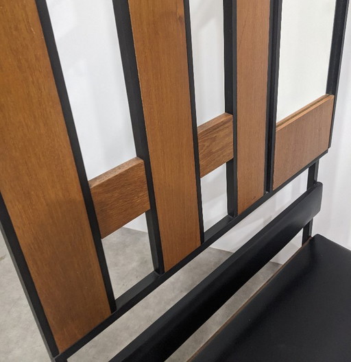 Vintage coat rack with chest and mirror