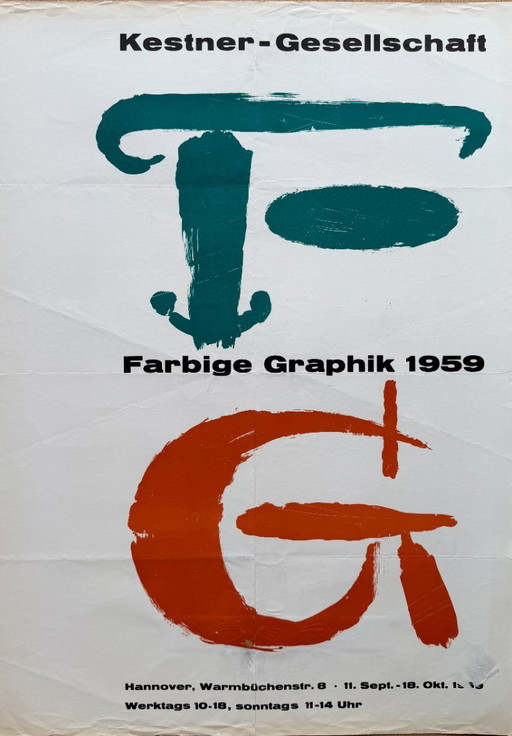 Anoniem, Kestner Gesellschaft Hannover, 1959, Gedrukt in Duitsland