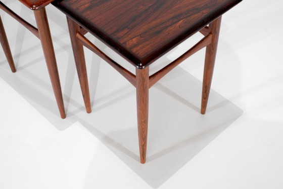 Tavolini disegnati da Kai Kristiansen per Skovmand & Andersen, Danimarca, anni '60. – Vetrine, Wood, Vintage (photo 13 of 19)