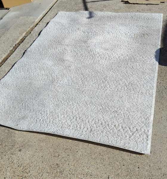 douceur d'intérieur Tappeto Rettangoli Frisé Rilievo, bianco sporco, 160 x 230 cm, Tappeti, Poliestere, Crema (foto 4 di 8)