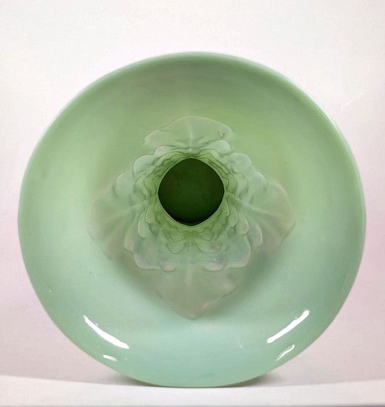 Image 1 of Opaline glass vase by Saint Louis, Capucine model, circa 1900