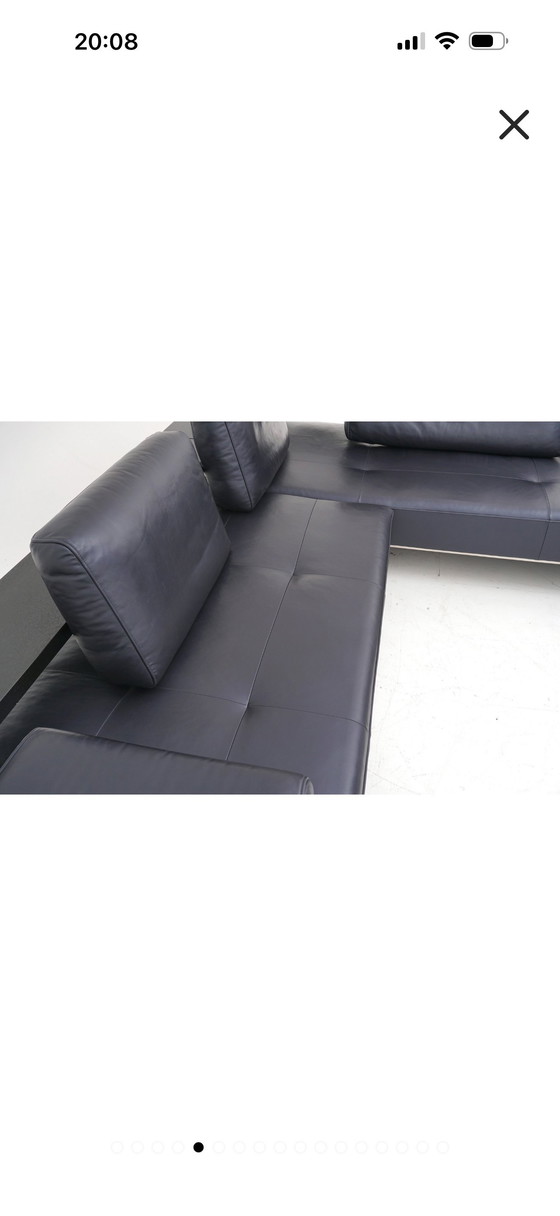 Image 1 of Divano angolare Rolf Benz Dono in pelle nera