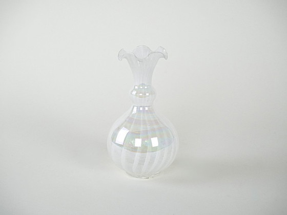 Image 1 of Glass vase, Italian design, 1960s, made in Italy