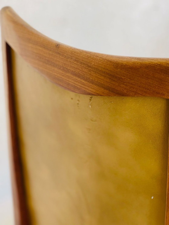 Image 1 of Set de 4 chaises de salle à manger vintage en teck et skaï par G-Plan, 1960