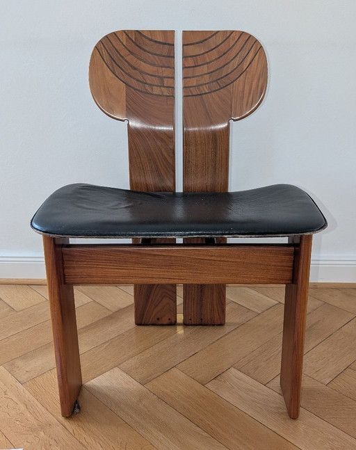 Table and eight chairs Afra & Tobia Scarpa, Maxalto Artona Series Africa