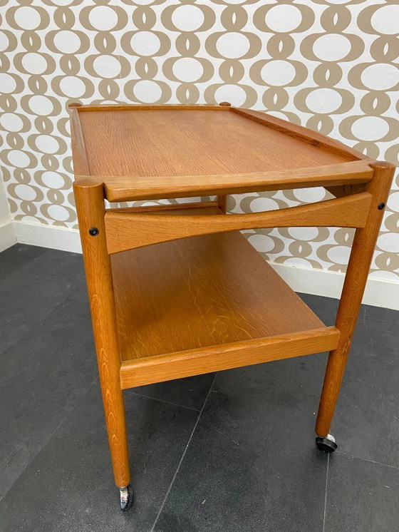 Image 1 of Chariot vintage avec plateau amovible par Poul Hundevad