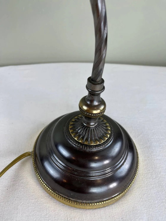 Lampada a tulipano antica – Lampade da tavolo, Metal, Art Deco (photo 6 of 9)