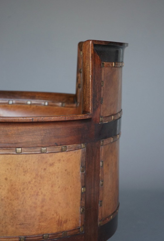 Image 1 of Impresionante silla de escritorio de la Escuela de Ámsterdam o Art Déco, década de 1920