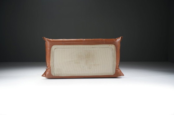 Image 1 of Stunning YOKO Sofa in original cognac leather by Michel Ducaroy for Ligne Roset