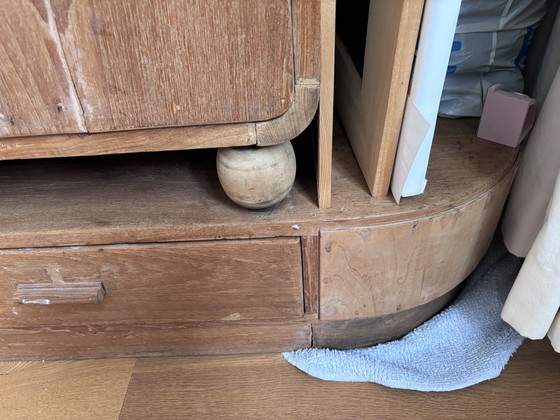 Image 1 of Teakhouten kast opknappen