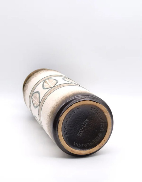 Image 1 of Vase Scheurich 401-35 Fat Lava, 35 cm – Allemagne de l'Ouest, vintage