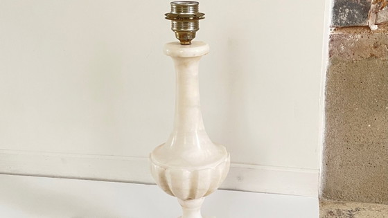 Lampe Medicis Pierre D'Albatre Vintage – Textile, Stone (photo 14 of 17)