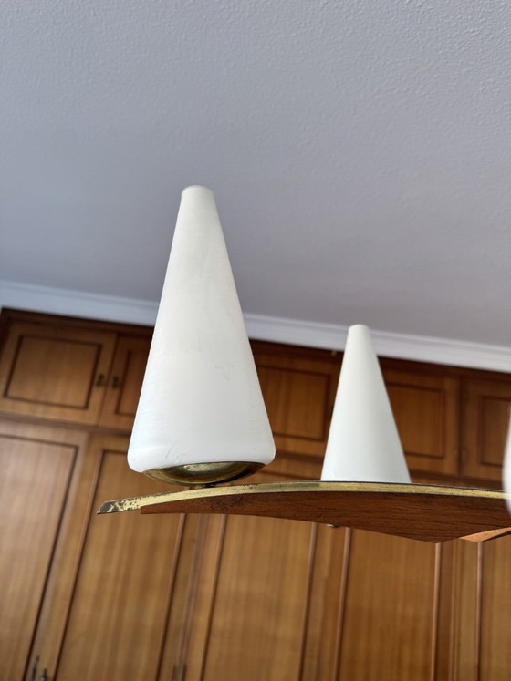 Lampada Rupert Nikoll Anni '50 – Lampade a sospensione, Wood (photo 4 of 6)