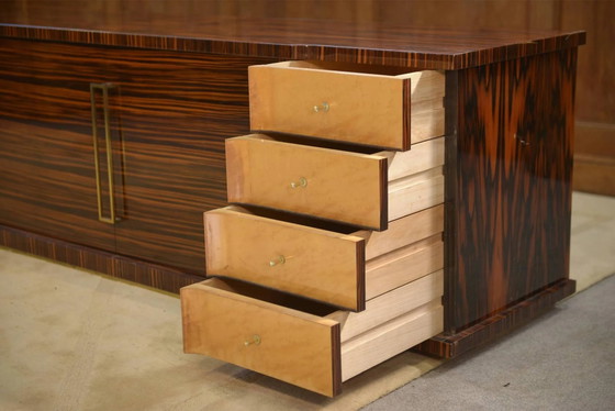 Enfilade minimalista in ebano e sicomoro anni '60 – Credenze, Legno, Vintage (photo 10 of 13)