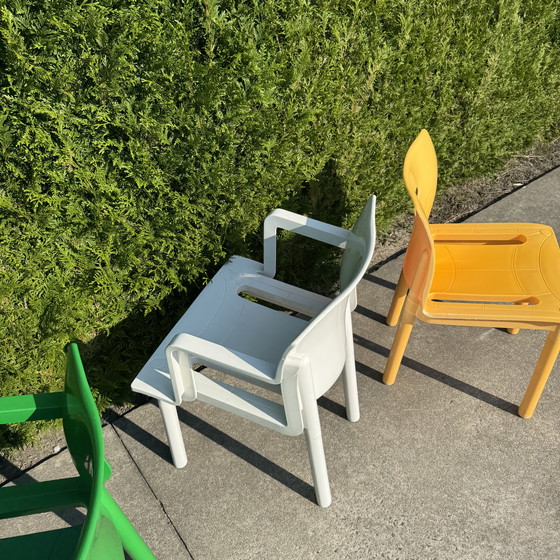 Image 1 of 3x Kartell 4870 stoelen