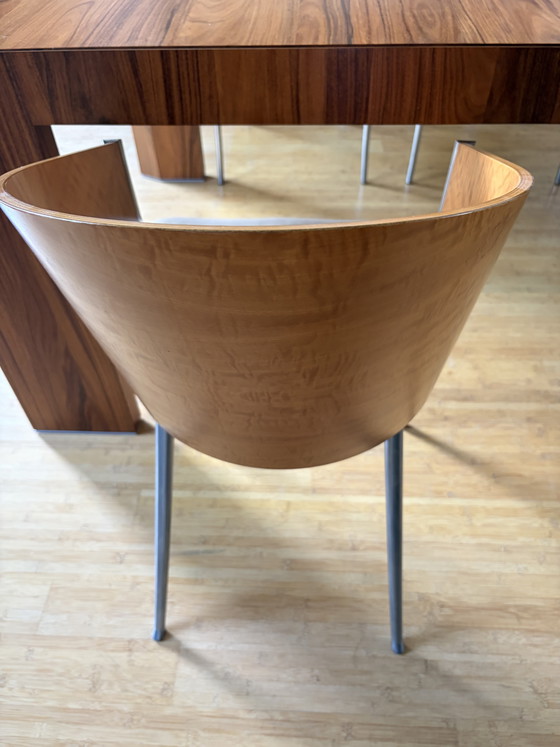 Juego de 6 sillas King Costes de Philippe Starck para Driade – Sillas de comedor, Leather, Metal (photo 11 of 15)