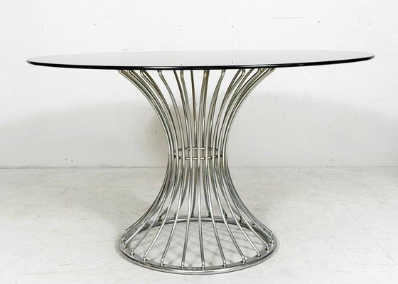 Image 1 of GASTONE RINALDI. Mid Century Esstisch, Italien, 1970er Jahre
