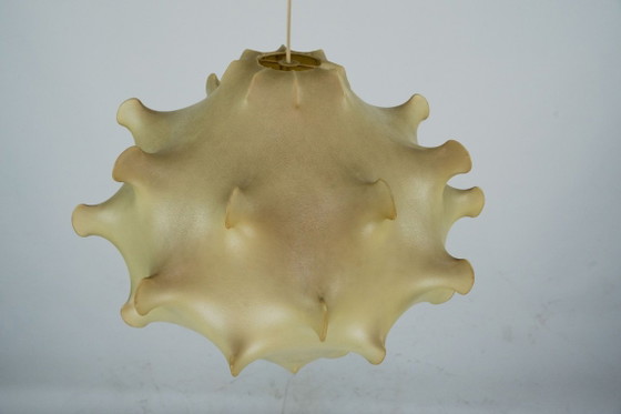 Image 1 of Rara lampada a sospensione in bozzolo di fiori di Taraxacum, prima edizione, anni '60.