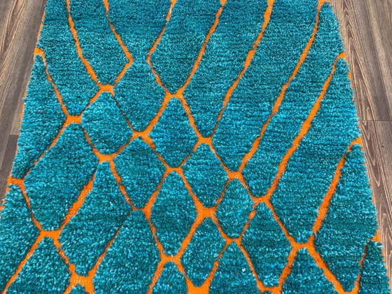 Alfombra marroquí de lana hecha a medida con color especial, tamaño 150/250 cm. – Ahrend, Wool (photo 4 of 5)