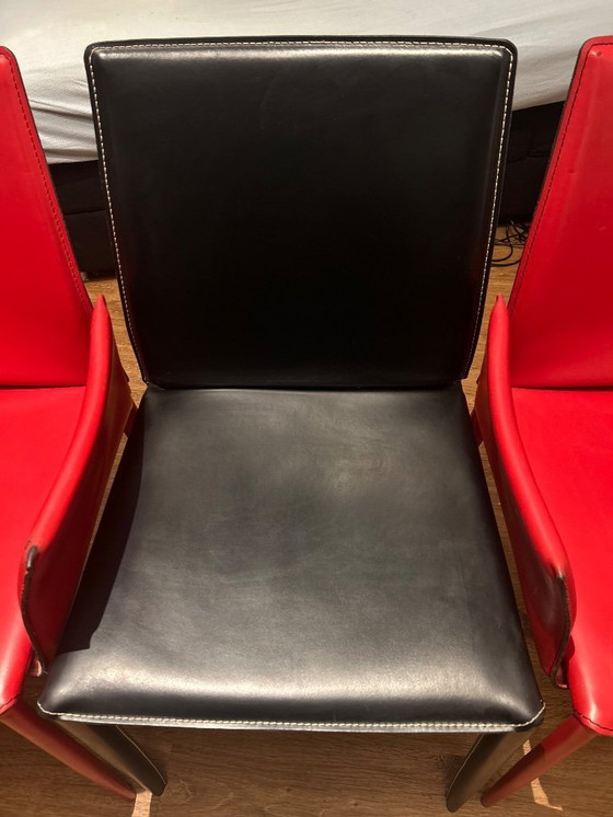 Image 1 of 4x Bontempi Linda red black set 