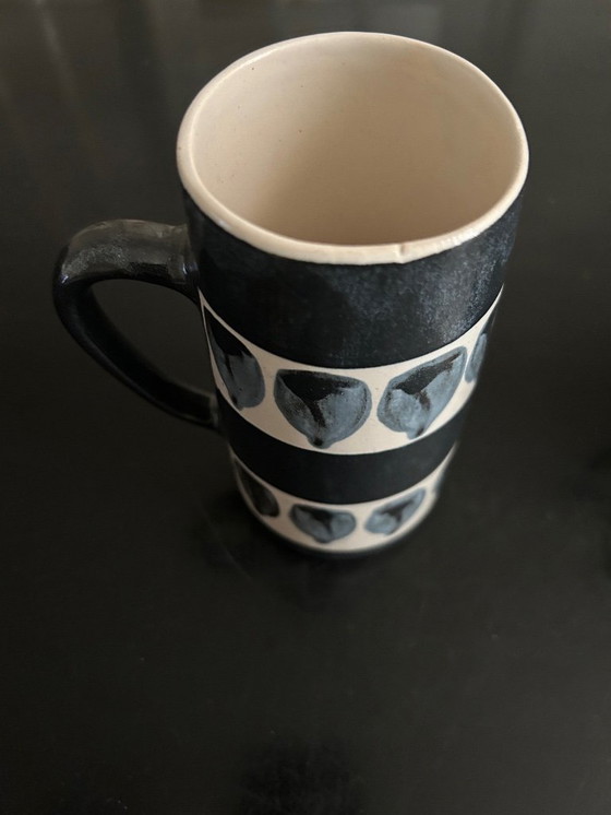 Image 1 of two vintage ceramic mugs