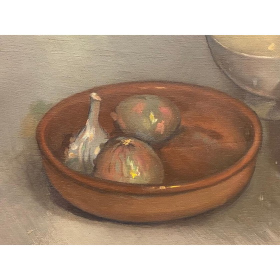 Image 1 of Vintage oil on panel "Still life"