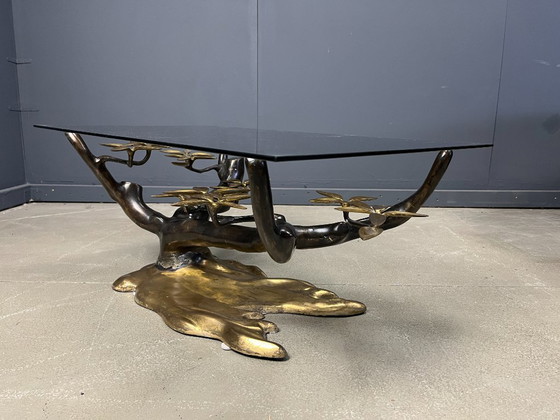 Image 1 of Bronze bonsai coffee table by Willy daro, 1970s