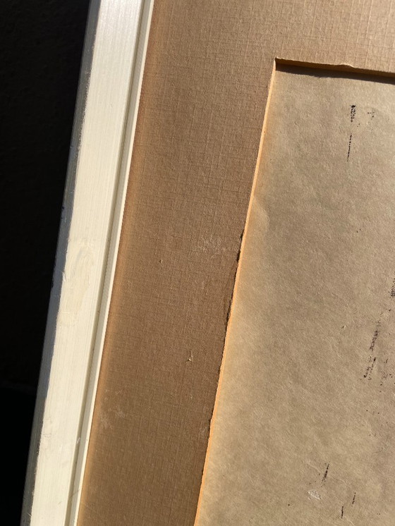 Image 1 of Akke Sins Pencil Signed Citscape Litho Vintage 1960s