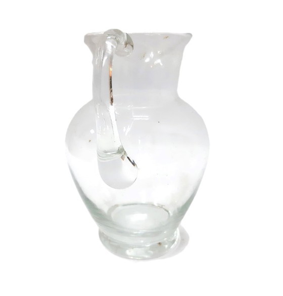 Image 1 of pichet vintage en verre transparent