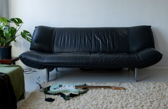 Image 1 of Leolux Tango schwarzes Leder