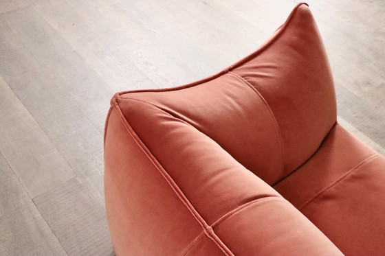 Image 1 of Divano Le Bambole in velluto corallo di Mario Bellini per B&B Italia, anni '70