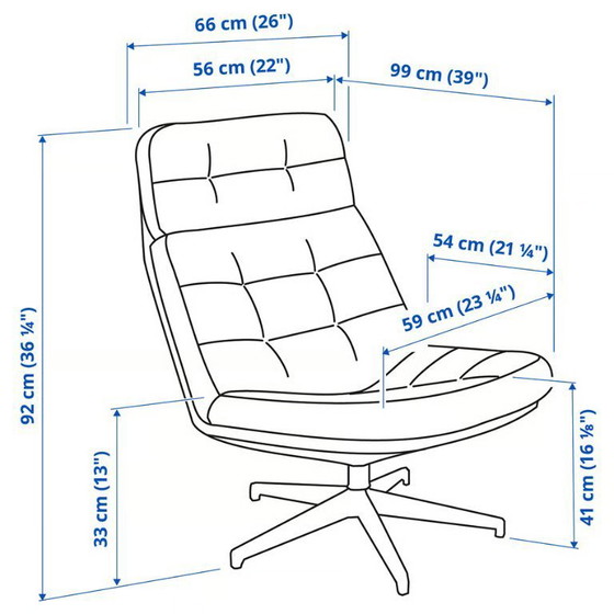 Image 1 of 2 x Luxus-Drehsessel mit Liegefunktion aus echtem Leder und Fußhocker, schwarz