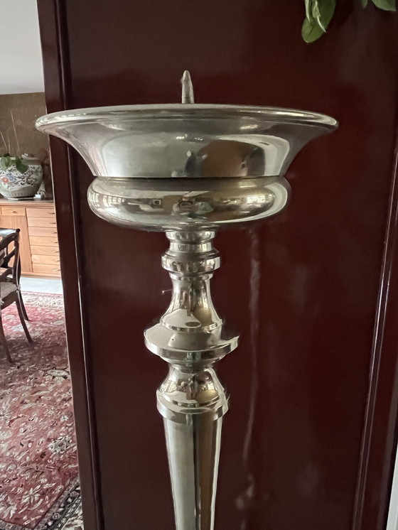Image 1 of Heavy floor candlestick / church candlestick 147 cm high