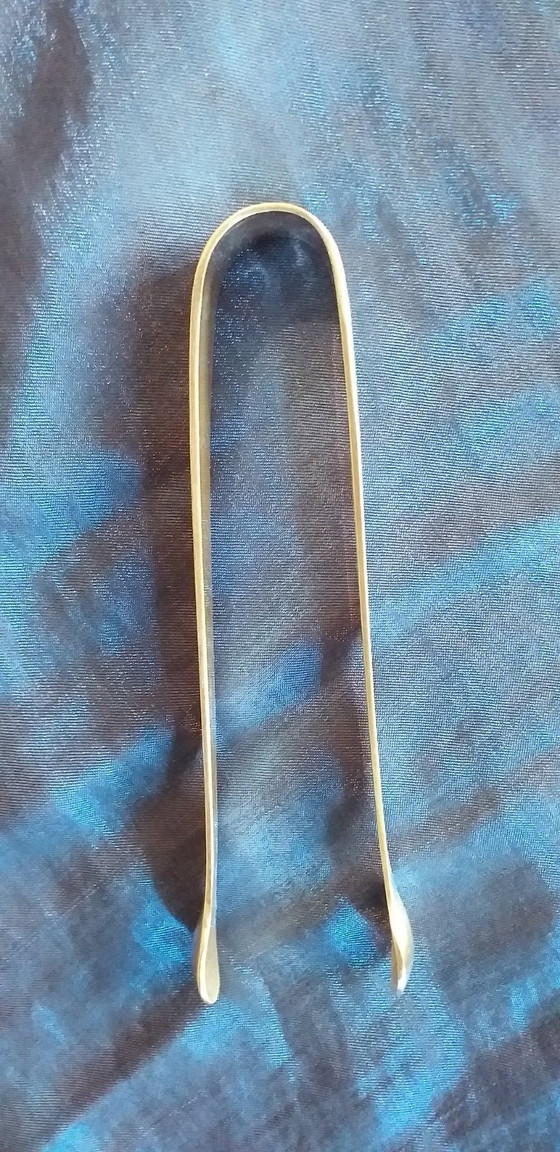 Image 1 of Pinza da zucchero in argento Christofle Modello Ondulation / Mira