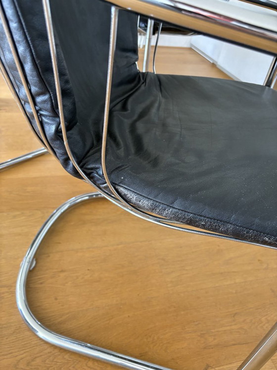 5 X Rinaldi Sedie da pranzo – Gastone Rinaldi, Metal, Leather (photo 5 of 5)