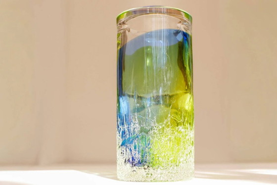 Image 1 of Vase Unik en verre d'art scandinave par Göran Wärff Kosta pour Kosta Boda, Suède, 1980