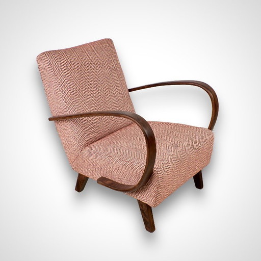 H 410 Armchair designed by Jindrich Halabala, 1940s, Czechoslovakia