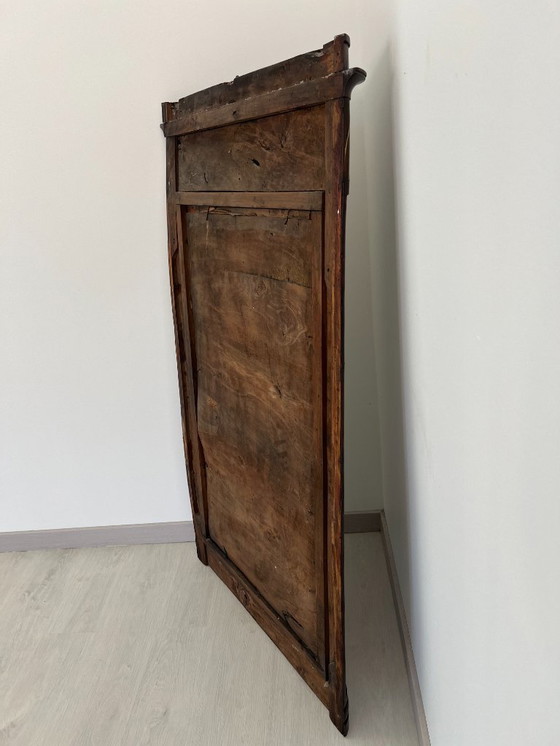 Image 1 of Cassettone - Noce - Comò con specchiera