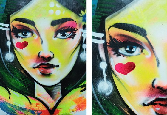 Image 1 of YOUTHONE - Irene, goddess of peace - Artist's canvas