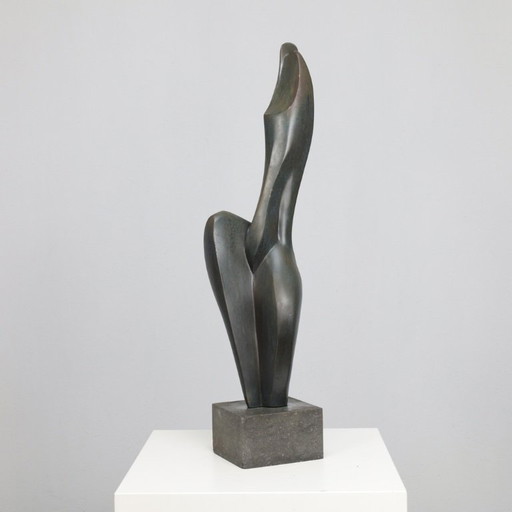 Bronze Female Figure Sculpture by Francine Govers, Netherlands, 1990s