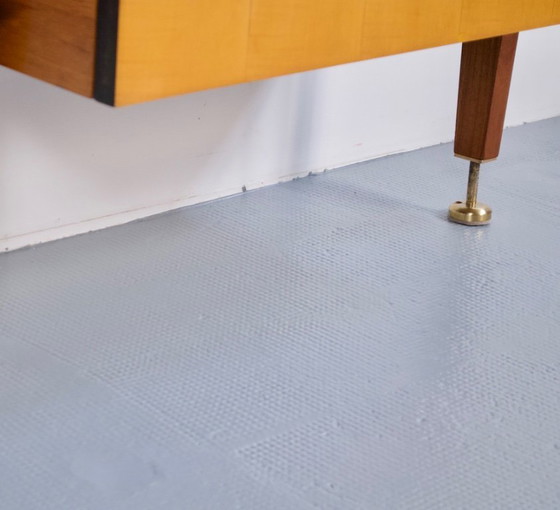 Image 1 of ITALIAANSE MODULAIRE VLOER- EN PLAFONDPLANKENSET VAN PALISSANDERHOUT, JAREN 60