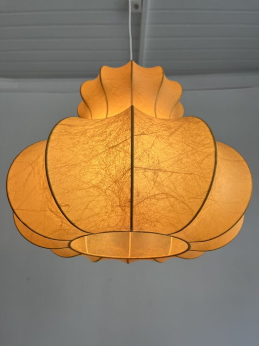 Cocoon Hängelampe – Goldkant Leuchten – hanglampen, Fiberglass