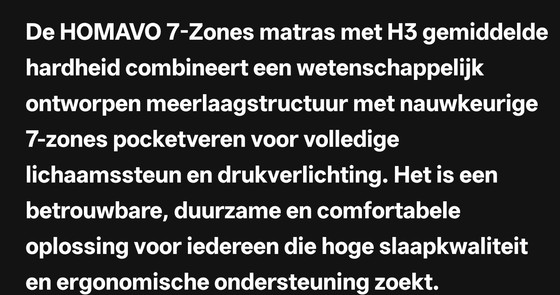 Image 1 of Homavo colchoneta nuevo 160x200 cm