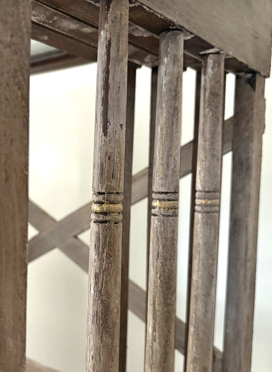 Ensemble de quatre tables gigognes Quartetto anglaises – Tables d'appoint, Glass, Wood (photo 8 of 8)