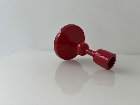 Portacandele in Metallo Rosso Fuoco – Design Moderno – rvs (photo 7 of 10)