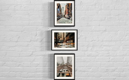 Straten van New York III - Serie van 3