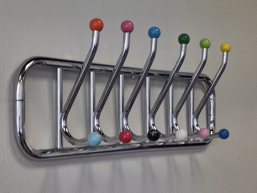 Vintage coat rack chrome atomic
