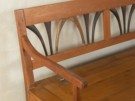 Image 1 of 1900s Biedermeier Chest Bench, Vintage
