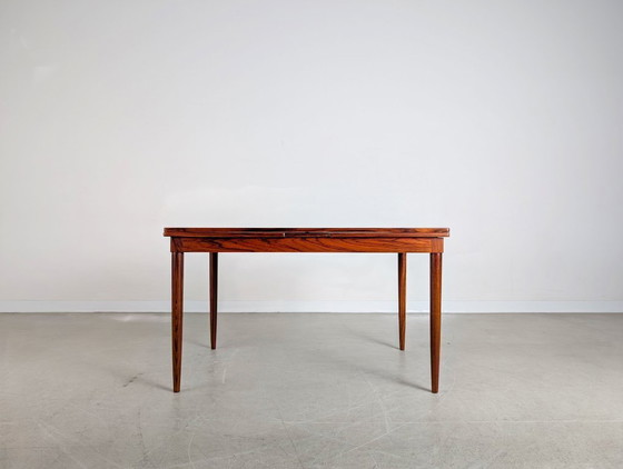 Image 1 of Midcentury Esstisch JL ausziehbar Niels Møller Palisander Vintage