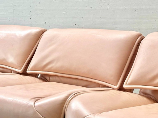 Three-seater sofa model Verada by Vico Magistretti for Cassina